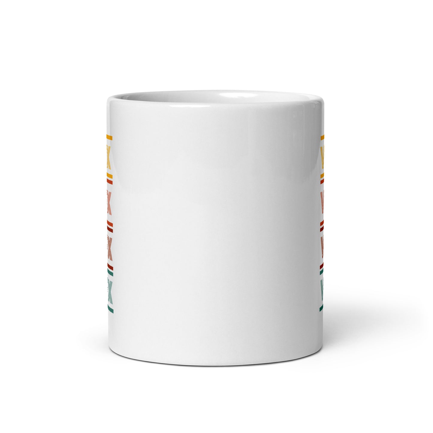 White Glossy Mug VFX Retro - CineQuips