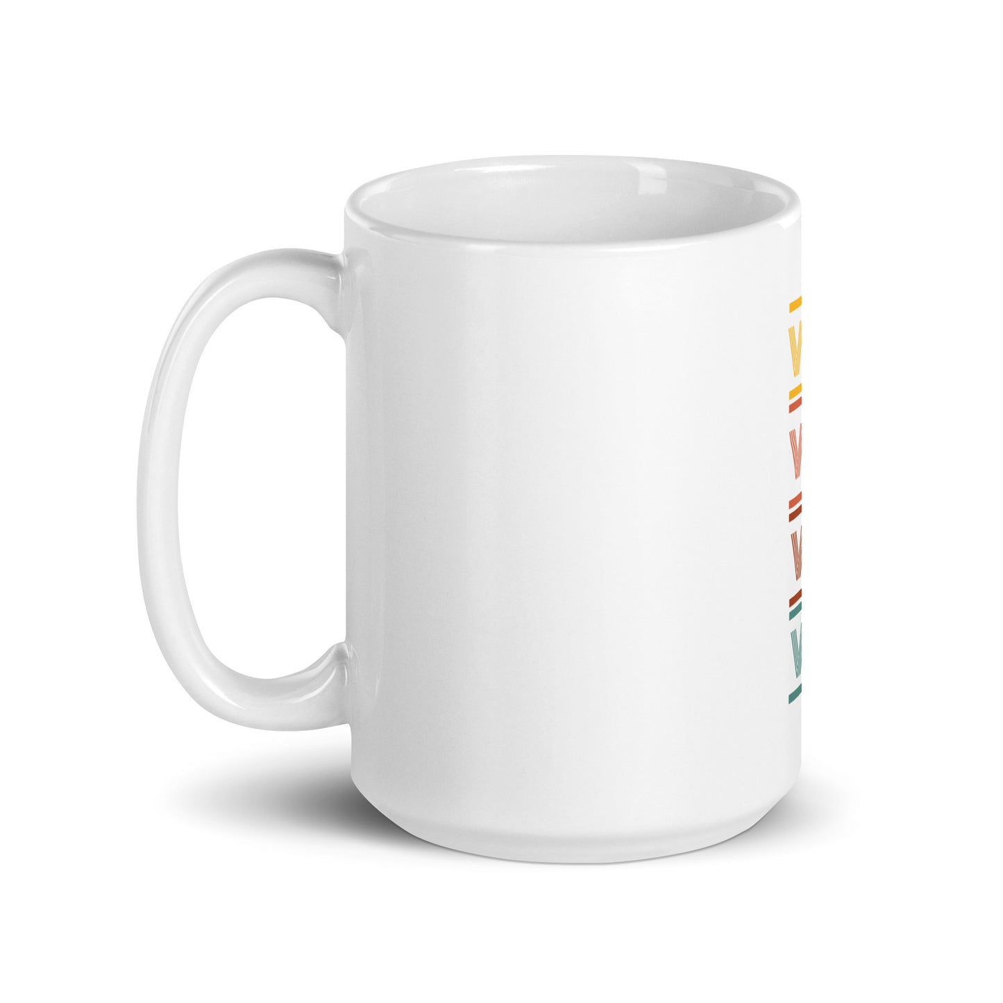 White Glossy Mug VFX Retro - CineQuips