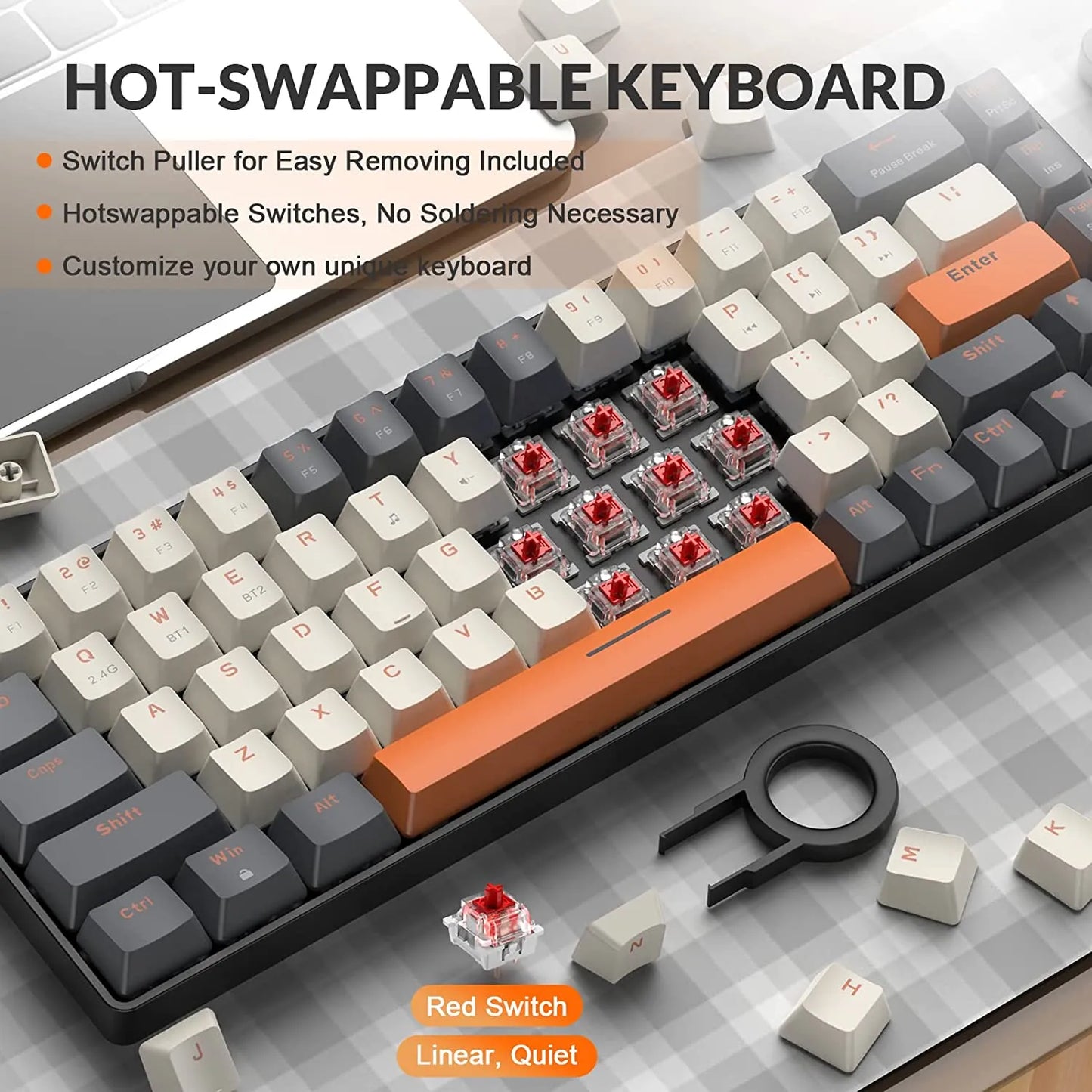 60% Wireless Mechanical Keyboard - CineQuips