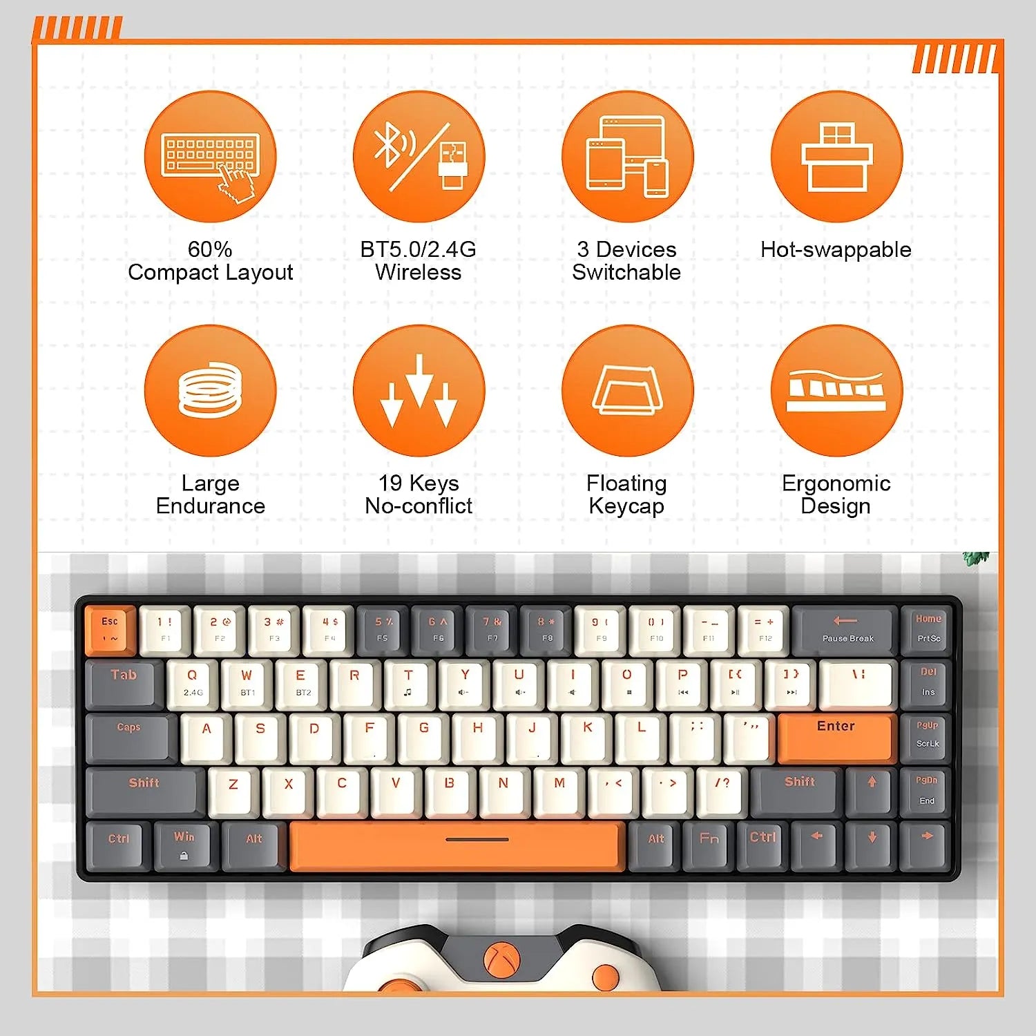 60% Wireless Mechanical Keyboard - CineQuips