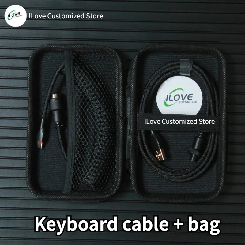 Coiled Keyboard Cable USB C for Mechanical Gaming Keyboard - CineQuips