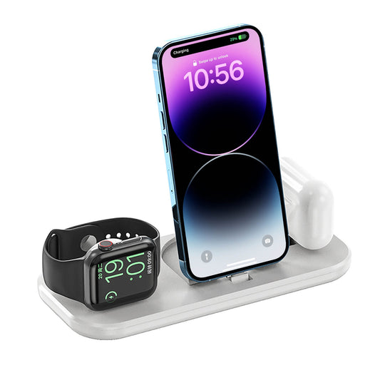 3 in 1 Wireless Charger Foldable Fast Charging Station For Apple Products ONLY - CineQuips
