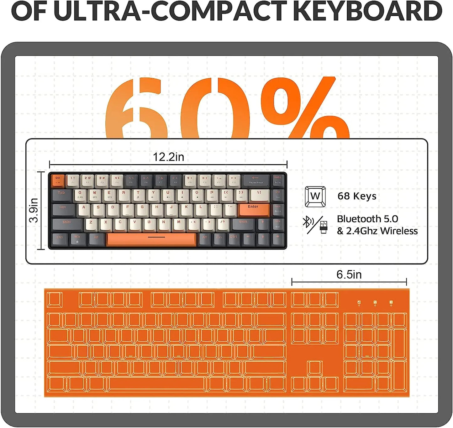 60% Wireless Mechanical Keyboard - CineQuips