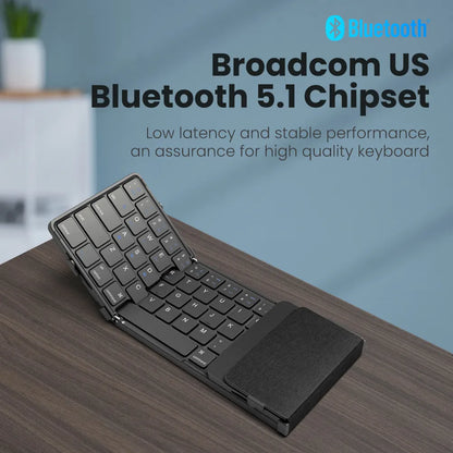 Portable Mini Folding Bluetooth Keyboard (3Channels Connection)