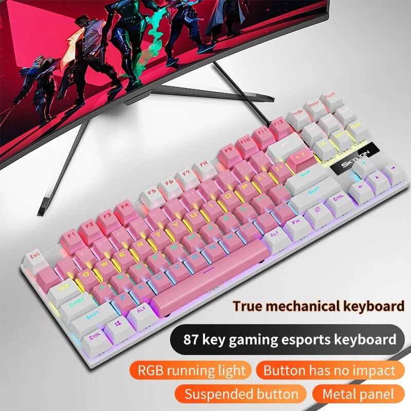SKYLION K87 Wired Mechanical Keyboard - CineQuips