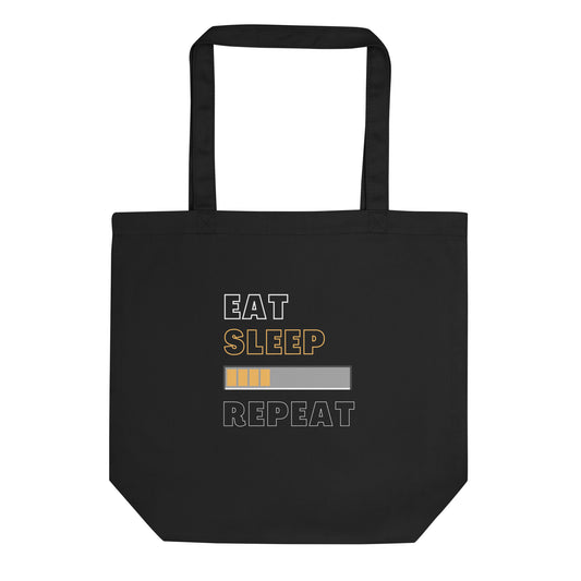 Eco Tote Bag Load / Render Repeat Black - CineQuips