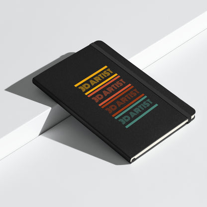 Hardcover bound notebook 3D artist Retro - CineQuips