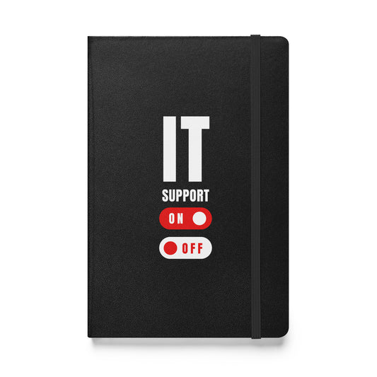 Hardcover bound notebook IT Support DK - CineQuips