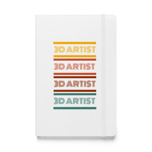 Hardcover bound notebook 3D artist Retro - CineQuips