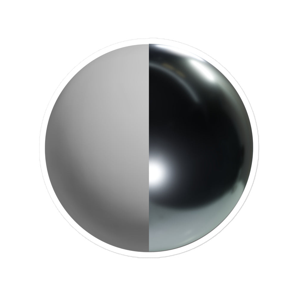 Bubble-Free Stickers Chrome Ball - CineQuips