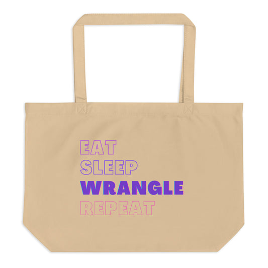 Large Organic Tote Bag Wrangle Repeat - CineQuips