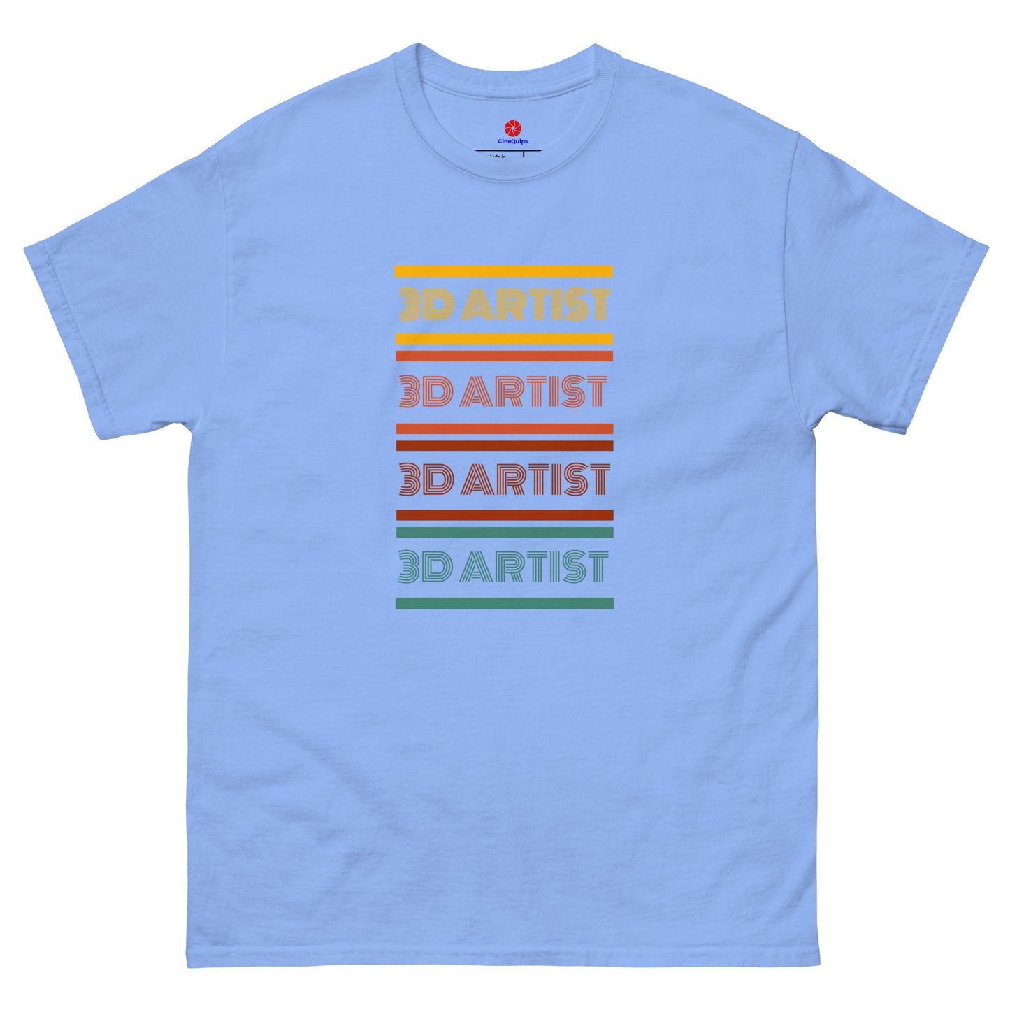 Men's Classic T-Shirt 3D Artist Retro Series - Multicolor - CineQuips