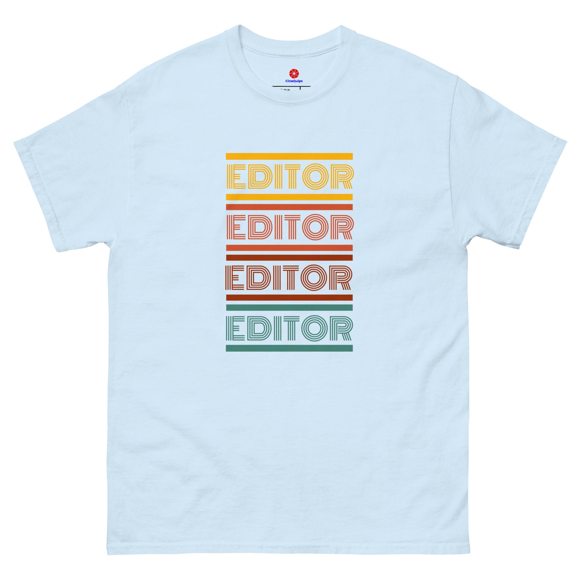 Men's Classic T-Shirt Editor Retro Series - Multicolor - CineQuips