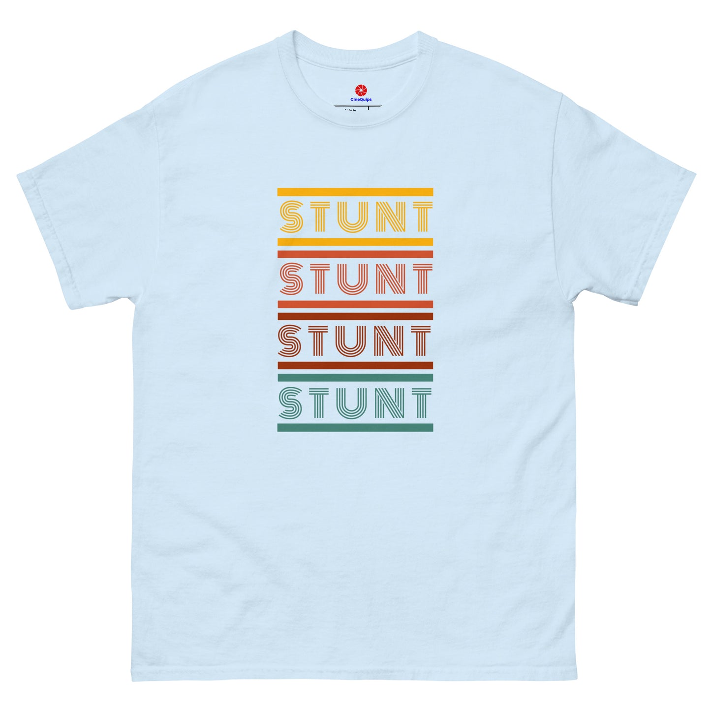 Men's Classic T-Shirt Stunt Retro Series - Multicolor - CineQuips