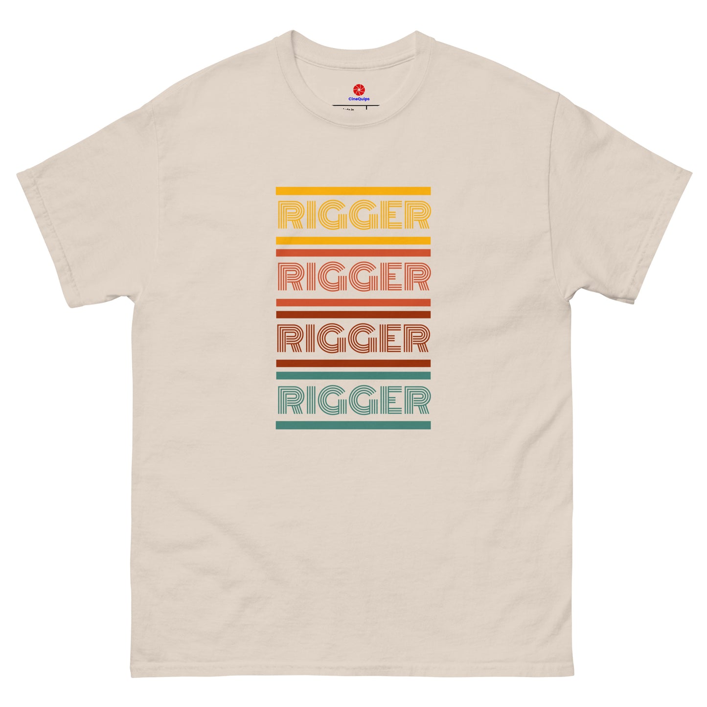 Men's Classic T-Shirt Rigger Retro Series - CineQuips