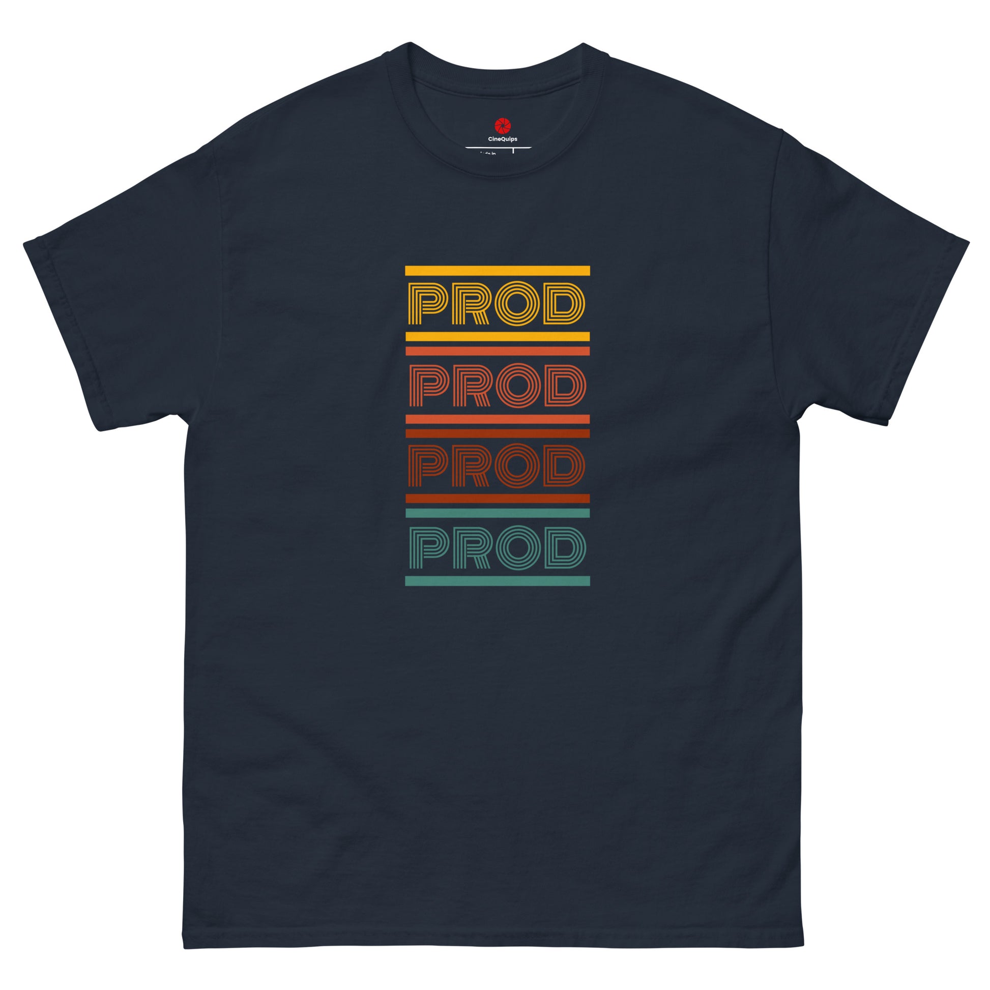 Men's Classic T-Shirt Producer Retro Series - Multicolor - CineQuips