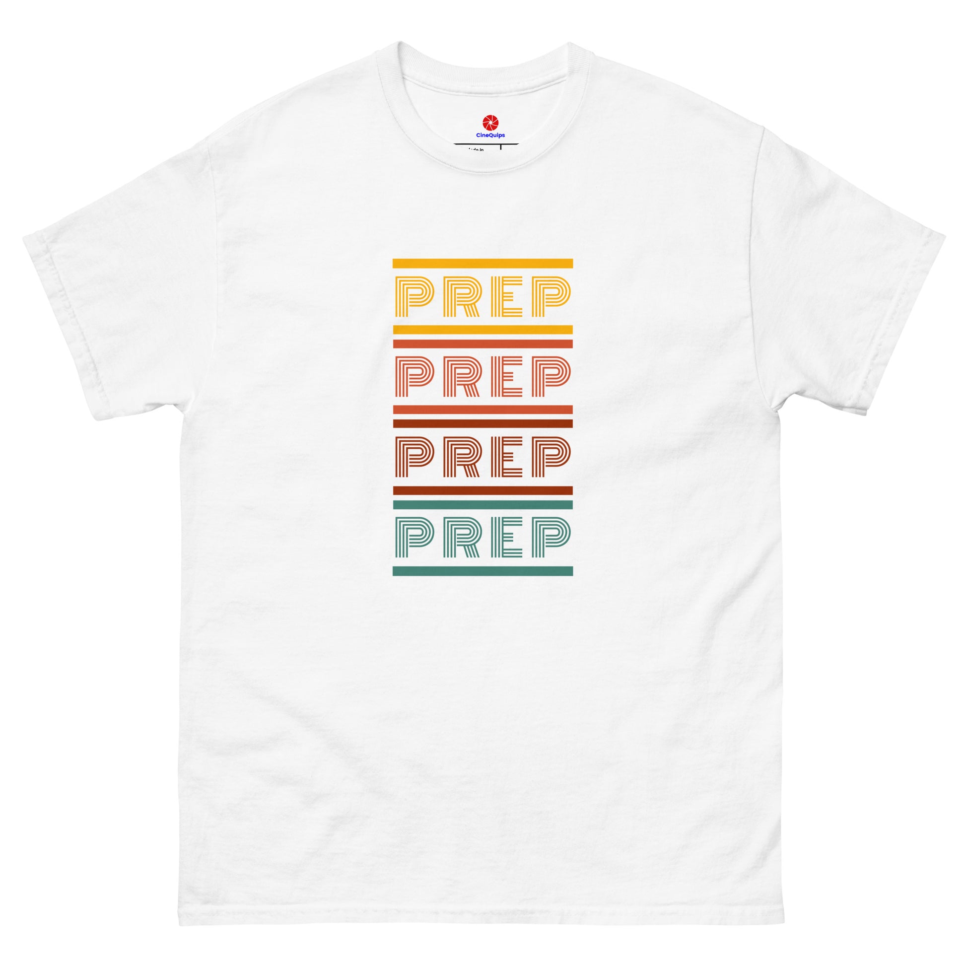 Men's Classic T-Shirt Prep Retro Series - Multicolor - CineQuips