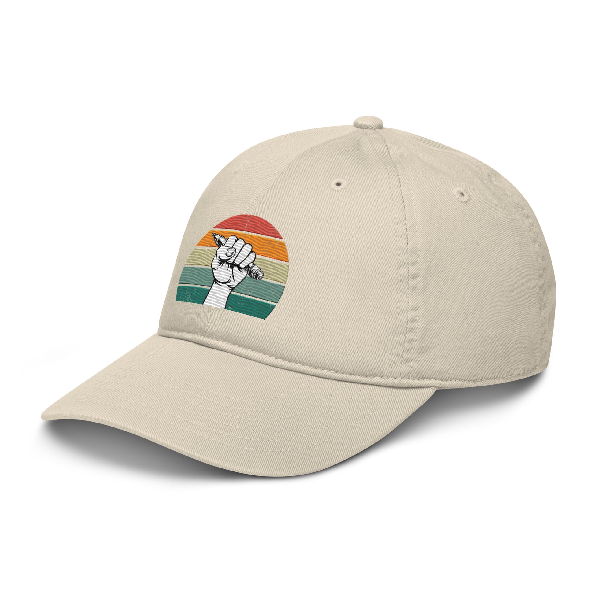 Organic Dad Hat Wacom Warrior Light Colours - CineQuips