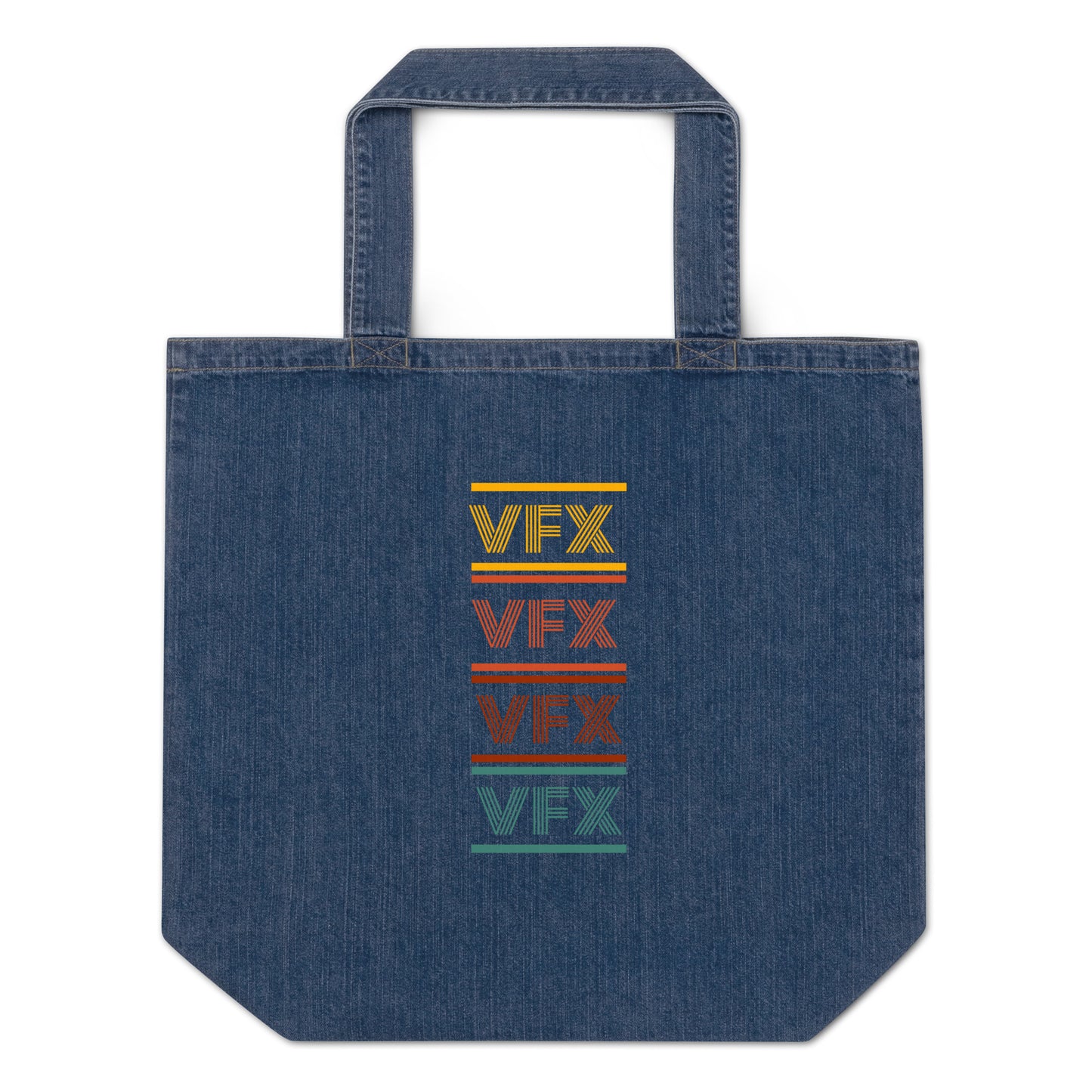 Organic Denim Tote Bag VFX Retro Series - CineQuips