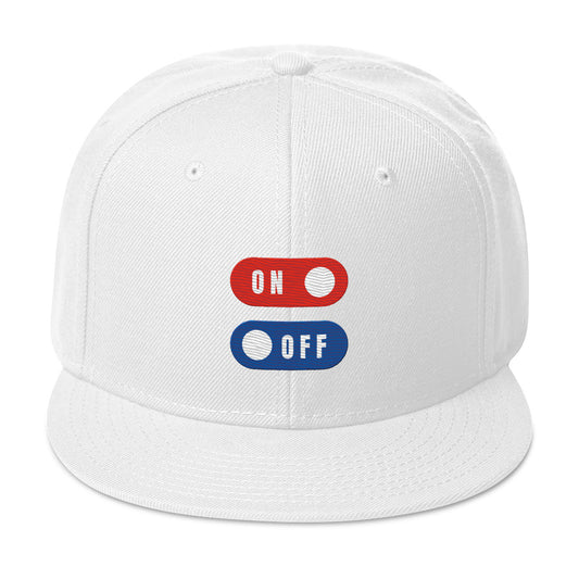 Snapback Hat It Support Embroidered White - CineQuips