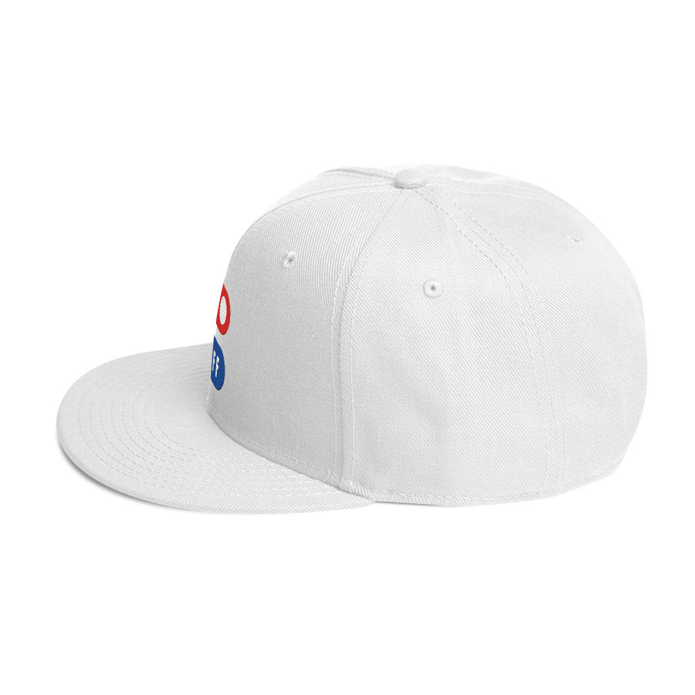 Snapback Hat It Support Embroidered White - CineQuips