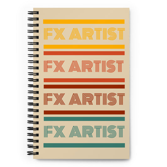 Spiral Notebook FX Artist Retro Series - CineQuips