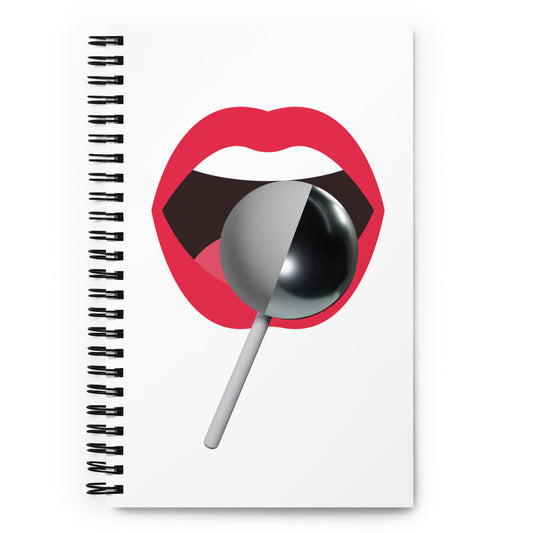 Spiralbound Notebook Lolly Pop Series 4 - White - CineQuips