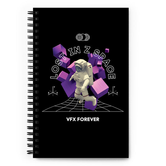 Spiralbound Notebook Lost In Z Space - 01 Series - Multicolor - CineQuips