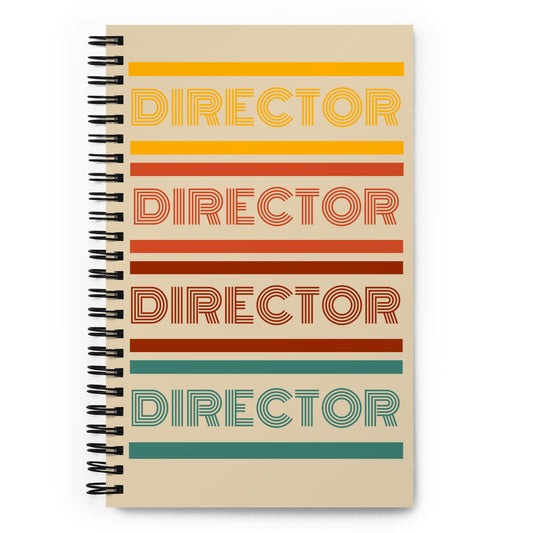 Spiral Notebook Director Retro Series - CineQuips