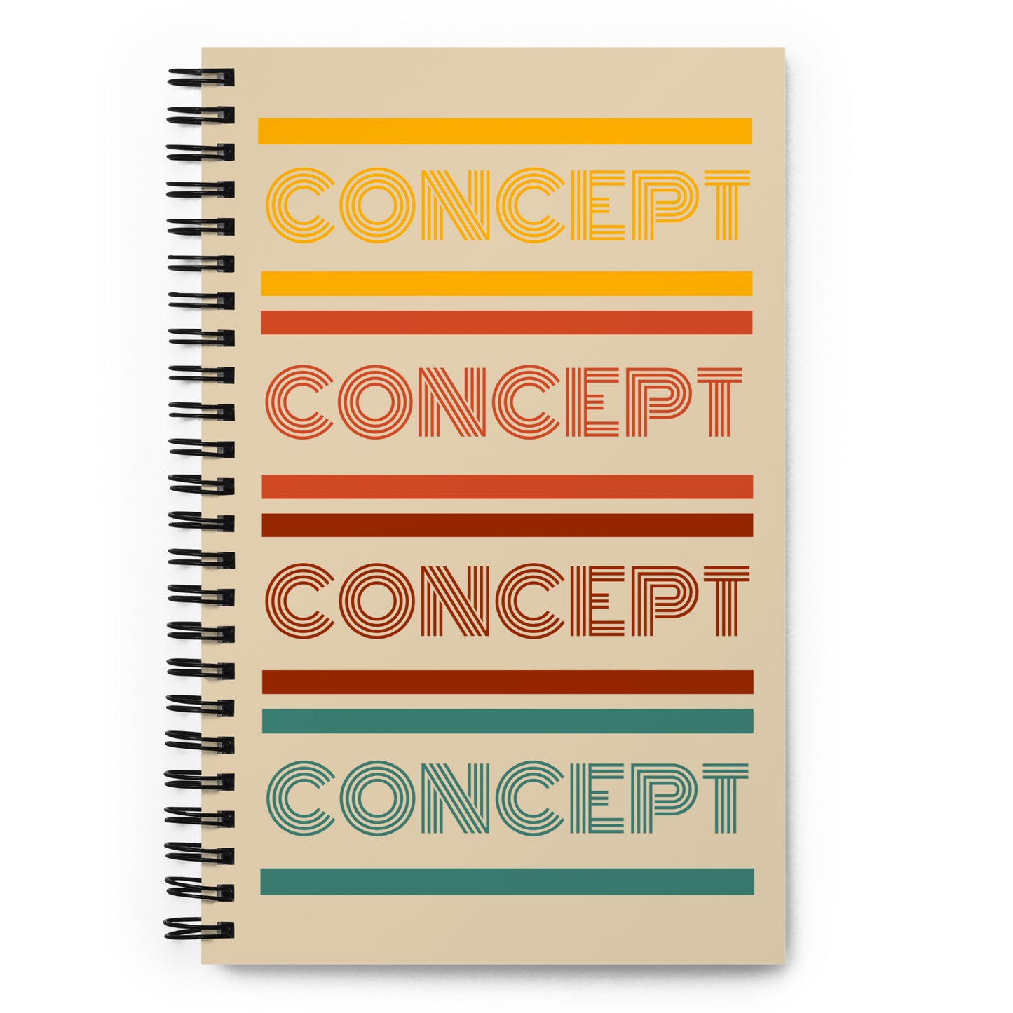 Spiral Notebook Concept Artist Retro Series - CineQuips