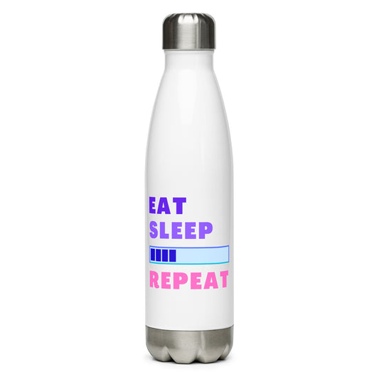 Stainless Steel Water Bottle Eat Sleep Load Repeat - CineQuips