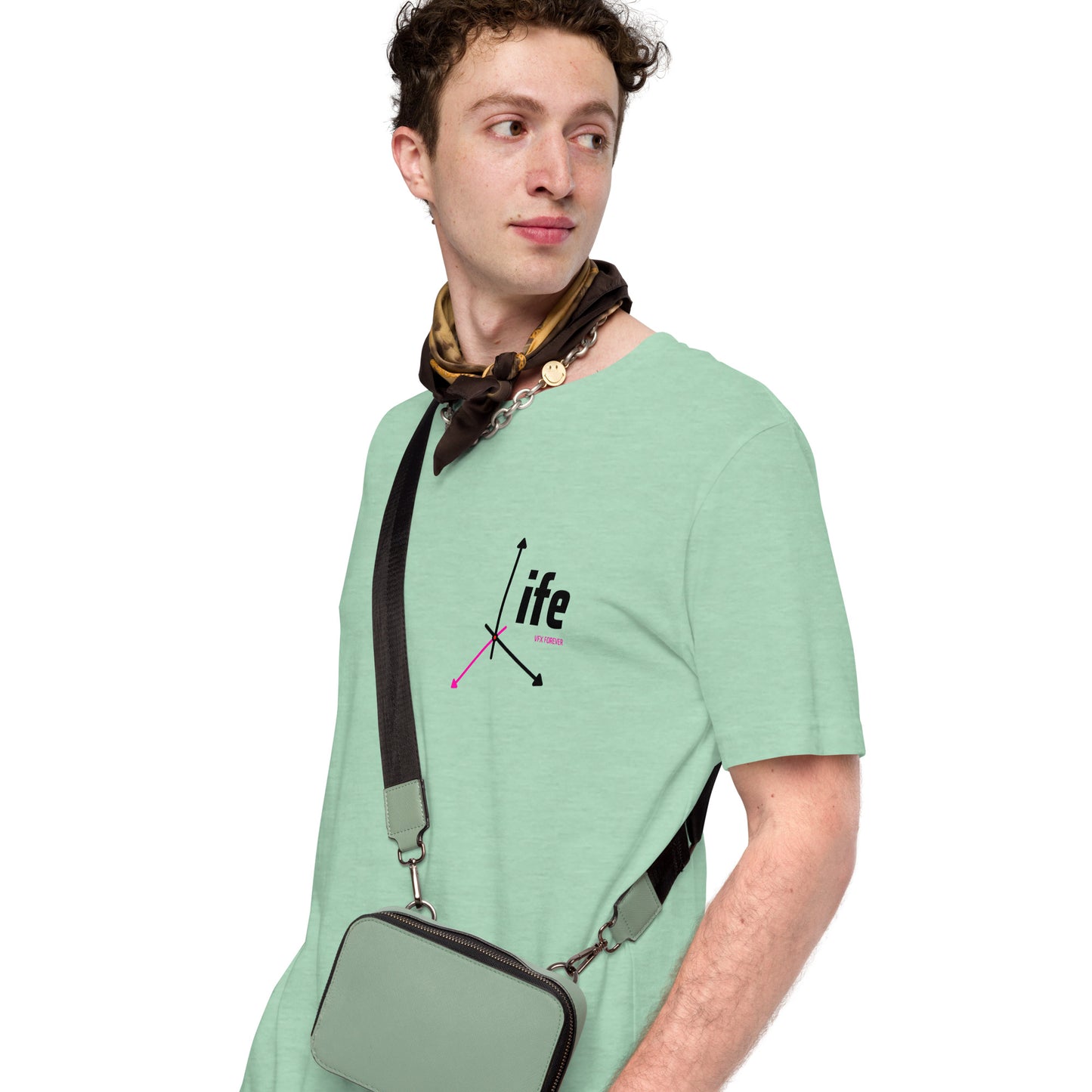 Unisex T-shirt Life In 3D Light Colors - CineQuips