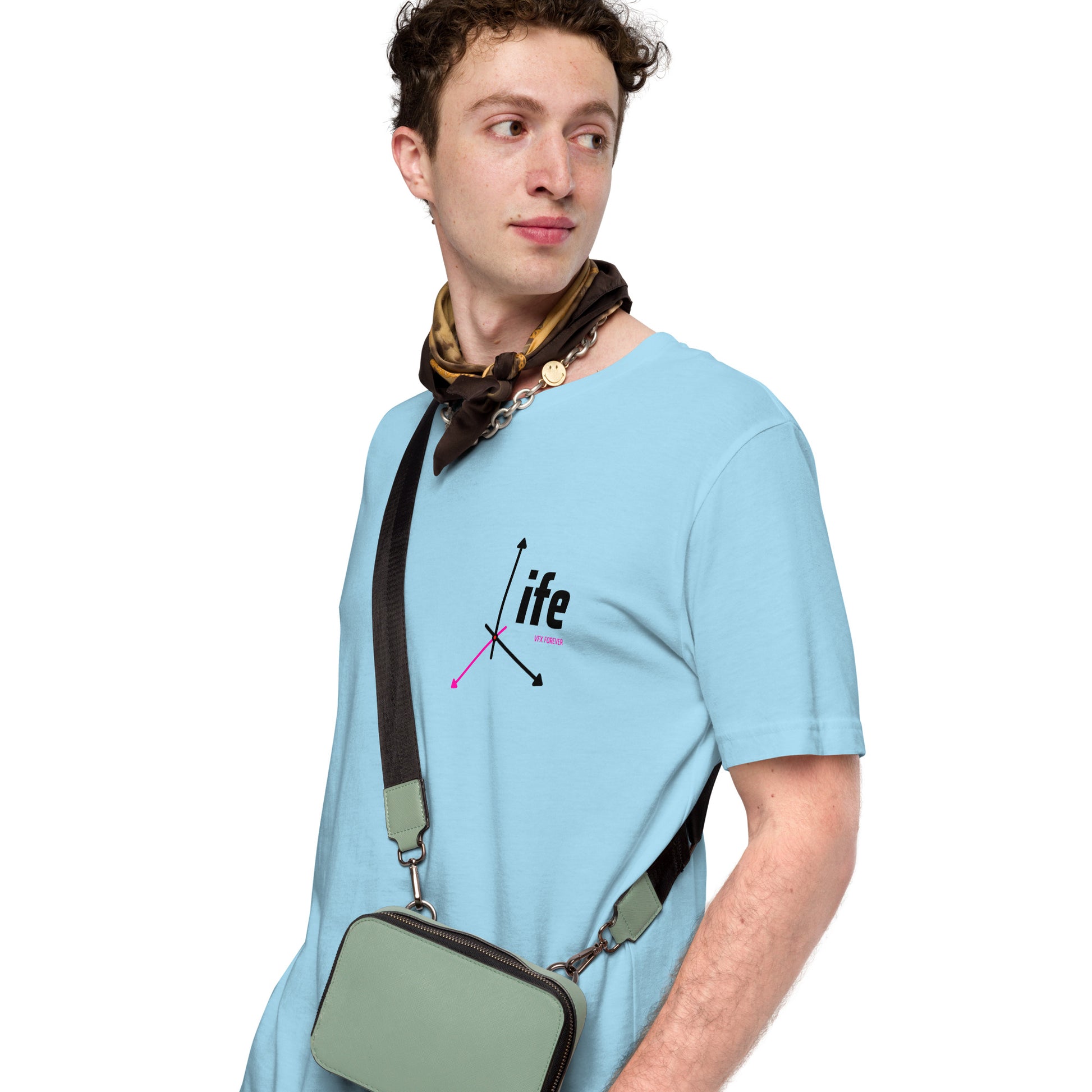 Unisex T-shirt Life In 3D Light Colors - CineQuips