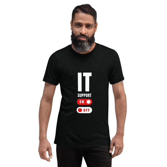 Short Sleeve Unisex T-Shirt IT Support - CineQuips