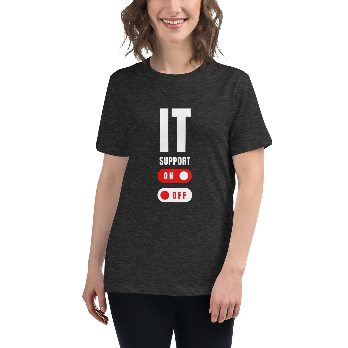 Women's Relaxed T-Shirt IT Support - CineQuips