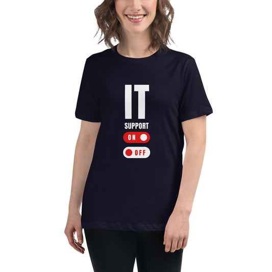 Women's Relaxed T-Shirt IT Support - CineQuips