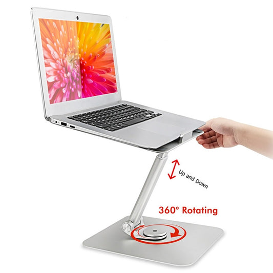 Laptop Stand Desk Riser 360 Rotation Multi-Angle Height Adjustable - CineQuips